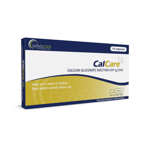 Calcium Gluconate Injection (box of 10 ampoules)