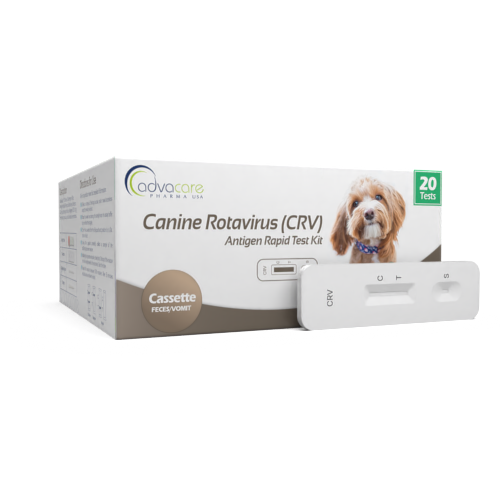 Canine Rotavirus (CRV) Test Kit (box of 20 diagnostic tests) Canine Rotavirus (CRV) Test Kit (box of 20 diagnostic tests)
