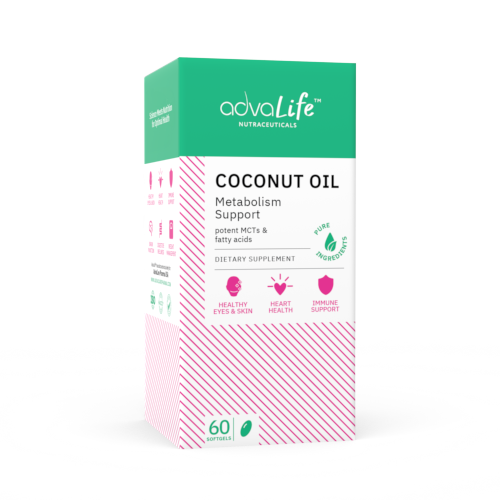 Cápsulas de Aceite de Coco (caja de frasco)
