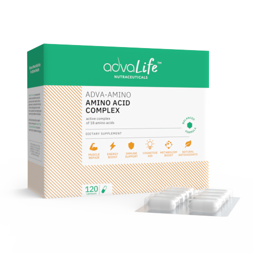 Comprimidos de Aminoácidos (1 caja y 1 burbuja)