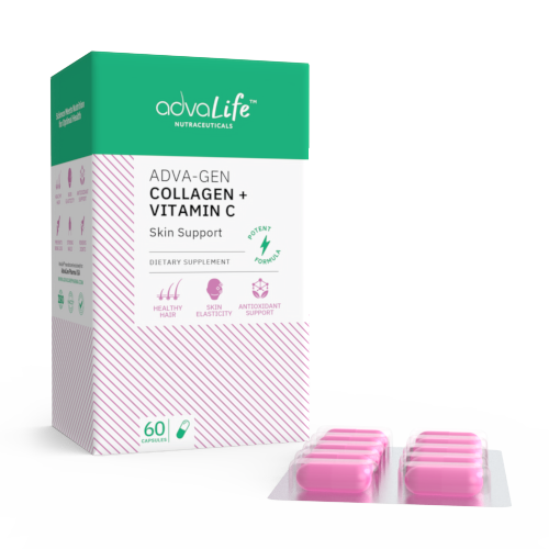 Comprimidos de Colágeno + Vitamina C (1 caja y 1 burbuja)