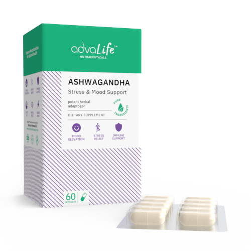 Capsules d'Ashwagandha (1 boîte et 1 blister)