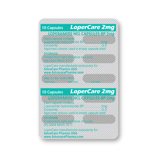 Capsules de loperamide HCl (blister de 10 capsules)