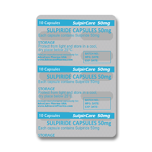 Capsules de Sulpiride (blister de 10 capsules) Capsules de Sulpiride (blister de 10 capsules)