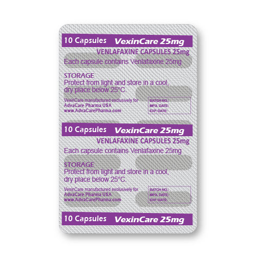 Capsules à Libération Prolongée de Venlafaxine (blister de 10 capsules)