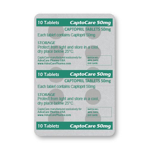 Comprimido de Captopril (blíster de 10 comprimidos)