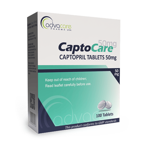 Comprimido de Captopril (caja de 100 comprimidos) Comprimido de Captopril (caja de 100 comprimidos)