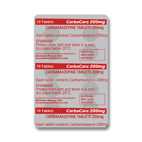Comprimés de Carbamazépine (blister de 10 comprimés) Comprimés de Carbamazépine (blister de 10 comprimés)