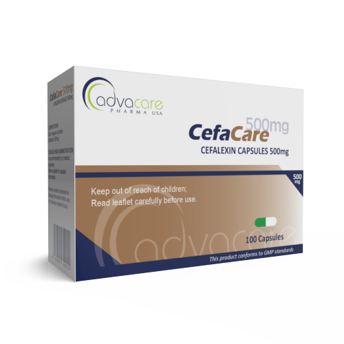 Cefalexin Capsules (box of 100 capsules)