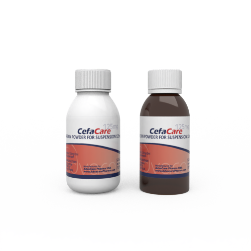 Cefalexin for Oral Suspension (1 white plastic bottle and 1 amber plastic bottle) Cefalexin for Oral Suspension (1 white plastic bottle and 1 amber plastic bottle)