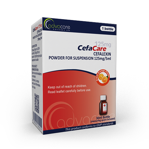 Cefalexin for Oral Suspension (box of 1 bottle)