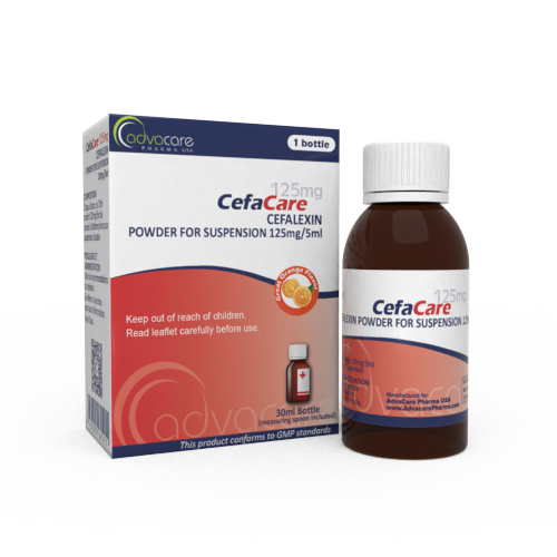 Cefalexina para Suspensión Oral (1 caja y 1 frasco)
