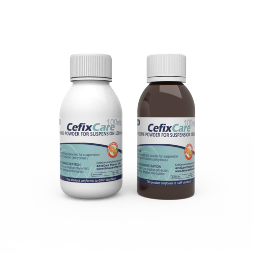 Cefixime for Oral Suspension (1 white plastic bottle and 1 amber plastic bottle) Cefixime for Oral Suspension (1 white plastic bottle and 1 amber plastic bottle)