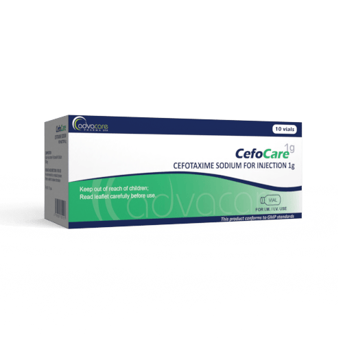 Cefotaxima Sódica para Inyección (caja de 10 frascos)