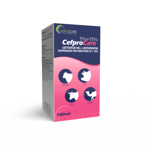 Suspensión de Ceftiofur HCl + Ketoprofeno (caja de 1 vial)
