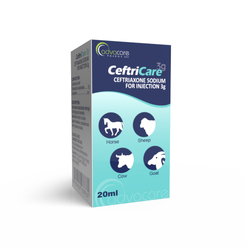 Ceftriaxona Sódica para Inyección (caja de 1 vial)