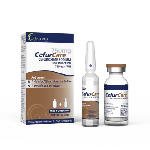 Cefuroxima con Agua para Inyección (caja de 1 frasco y 1 ampolla de WFI) Cefuroxima con Agua para Inyección (caja de 1 frasco y 1 ampolla de WFI)