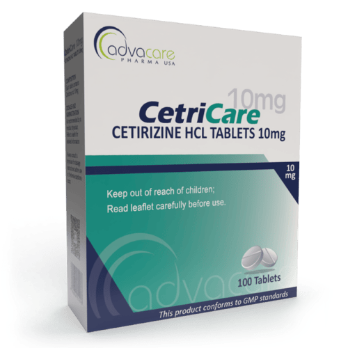 Comprimidos de Cetirizina HCl (caja de 100 comprimidos) Comprimidos de Cetirizina HCl (caja de 100 comprimidos)