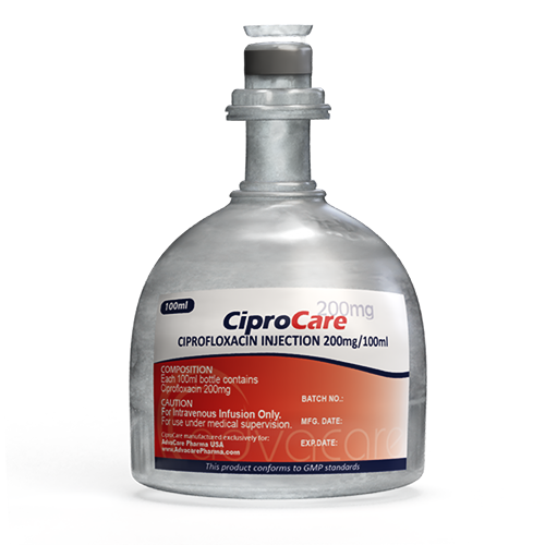 Injection de Ciprofloxacine (1 flacon)