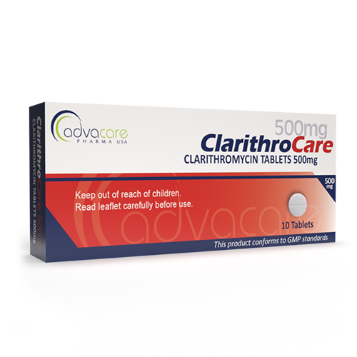 Clarithromycin Tablets (box of 10 tablets)