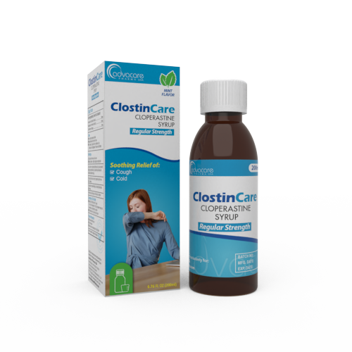 Jarabe de Cloperastina (1 caja y 1 frasco)