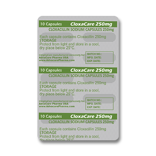 Cloxacillin Capsules (blister of 10 capsules)