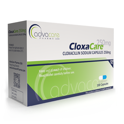 Cloxacillin Capsules (box of 100 capsules)