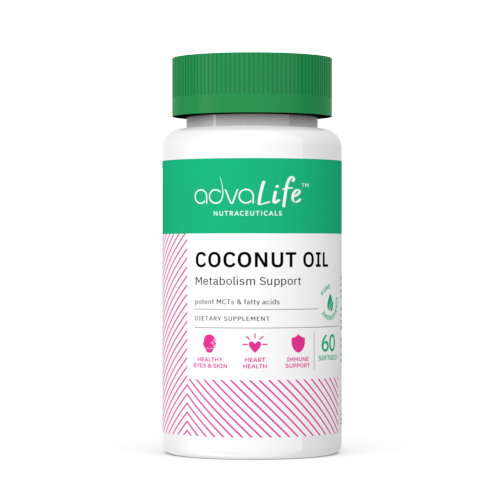 Coconut Oil Capsules (bottle of 60 softgels)