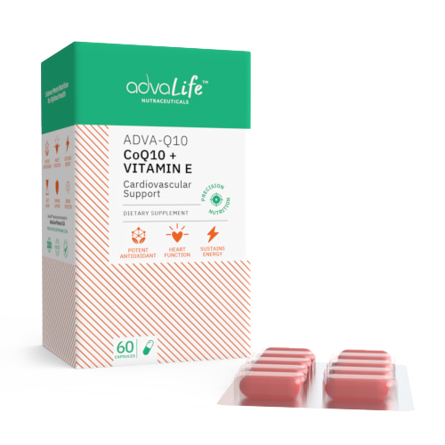 Coenzyme Q10 + Vitamin E Capsules (1 box and 1 blister)