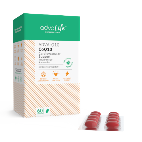 Cápsulas de CoQ10 (1 caja y 1 burbuja)