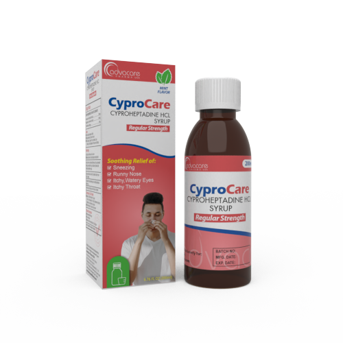 Jarabe de Ciproheptadina HCl (1 caja y 1 frasco) Jarabe de Ciproheptadina HCl (1 caja y 1 frasco)