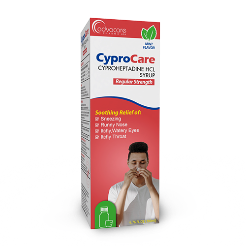 Cyproheptadine HCl Syrup (box of 1 bottle)