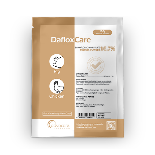 Danofloxacin Mesylate Soluble Powder (1 bag) Danofloxacin Mesylate Soluble Powder (1 bag)