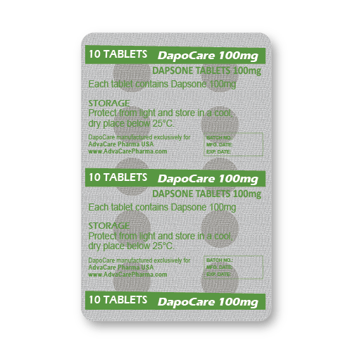 Comprimés de Dapsone (blister de 10 comprimés) Comprimés de Dapsone (blister de 10 comprimés)