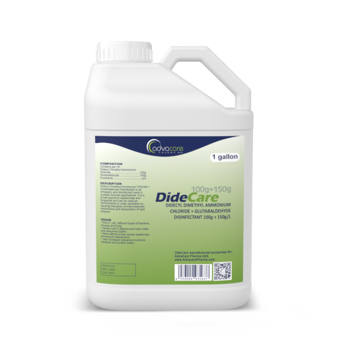 Desinfectante de Cloruro de Didecil Dimetil Amonio + Glutaraldehído (1 botella)