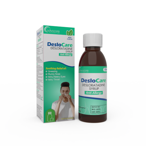 Sirop de Desloratadine (1 boîte et 1 flacon)