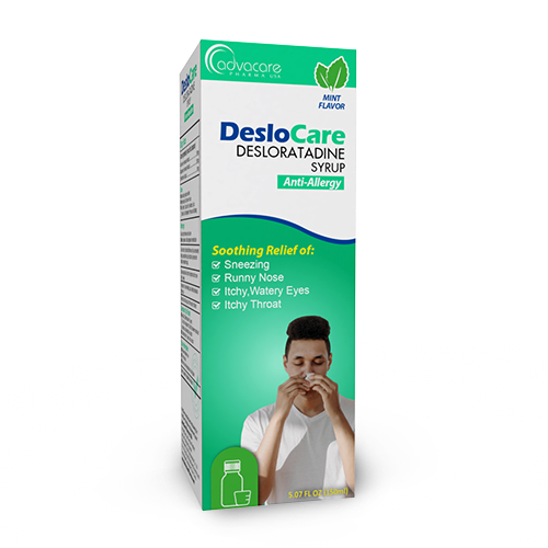 Sirop de Desloratadine (boîte de 1 flacon)