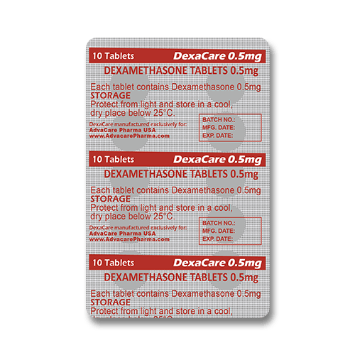 Comprimidos de Dexametasona (blíster de 10 comprimidos) Comprimidos de Dexametasona (blíster de 10 comprimidos)