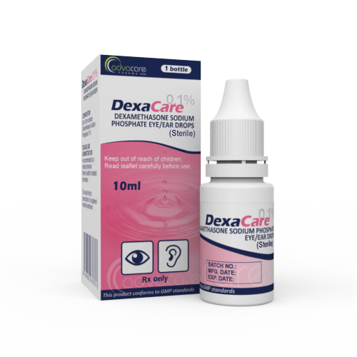 Gotas Oftálmicas de Dexametasona (1 caja y 1 frasco)
