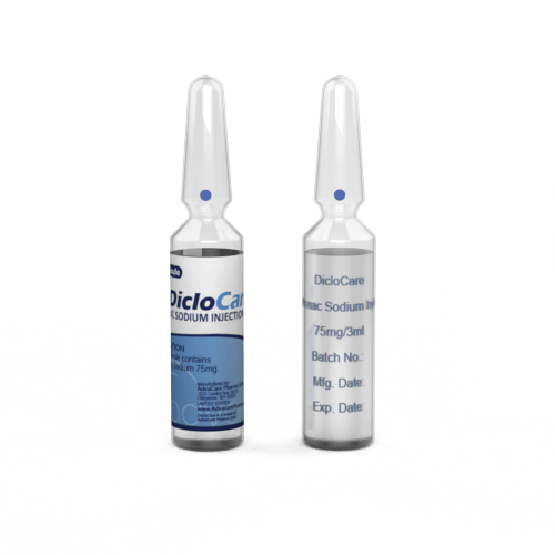 Diclofenac Sodium Injection (1 ampoule ceramic printing and 1 ampoule labelling) Diclofenac Sodium Injection (1 ampoule ceramic printing and 1 ampoule labelling)