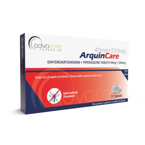 Comprimidos de Dihidroartemisidina + Piperaquina (caja de 9 comprimidos)