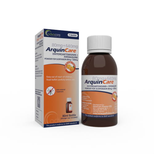 Dihydroartemisinin + Piperaquine for Oral Suspension (1 box and 1 bottle)