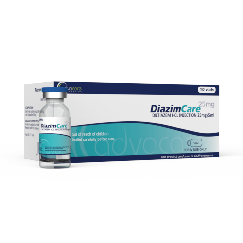 Diltiazem HCl Injection (1 box and 1 vial)
