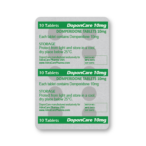 Comprimidos de Domperidona (blíster de 10 comprimidos) Comprimidos de Domperidona (blíster de 10 comprimidos)