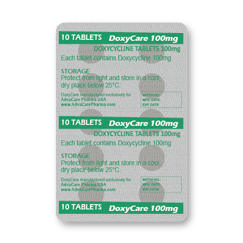 Comprimés de Doxycycline (blister de 10 comprimés)