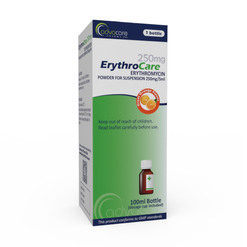 Erythromycin for Suspension (box of 1 bottle)