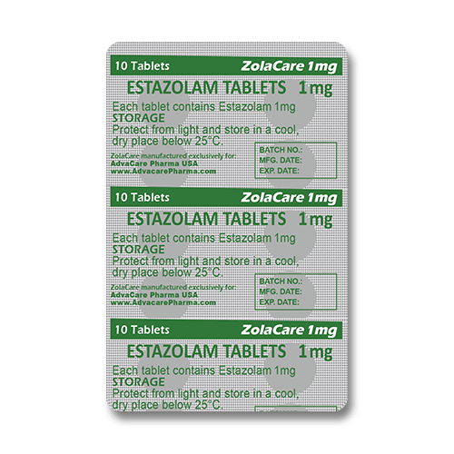 Comprimés d'Estazolam (blister de 10 comprimés)