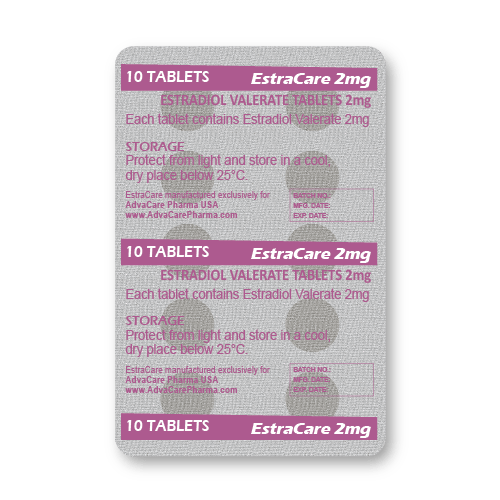 Comprimés d'Estradiol Valérate (blister de 10 comprimés)
