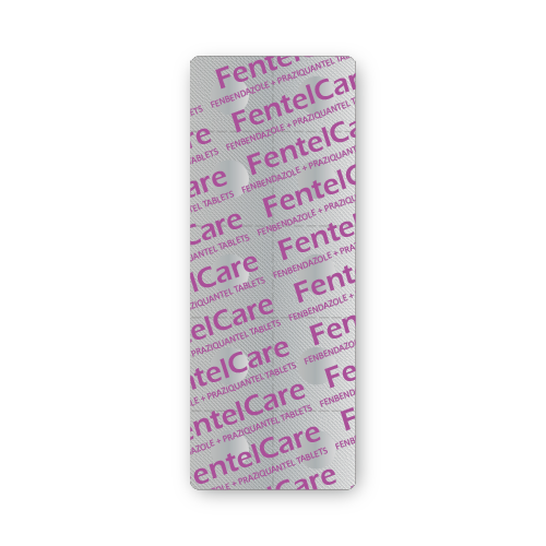 Comprimidos de Fenbendazol + Praziquantel (blíster de 10 comprimidos)
