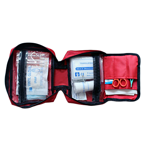 First Aid Kit (open bag) First Aid Kit (open bag)